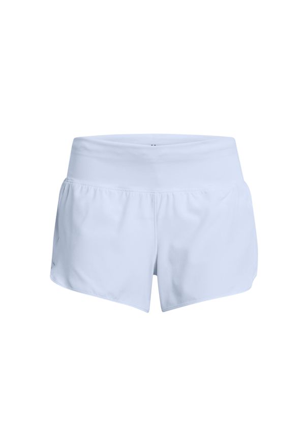 Krótkie spodenki damskie Under Armour Launch Pro. Kolor: niebieski. Materiał: materiał. Długość: krótkie. Sport: bieganie