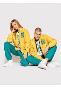 Champion Kurtka bomber Unisex STRANGER THINGS Hawkins 217754 Żółty Regular Fit. Kolor: żółty. Materiał: syntetyk