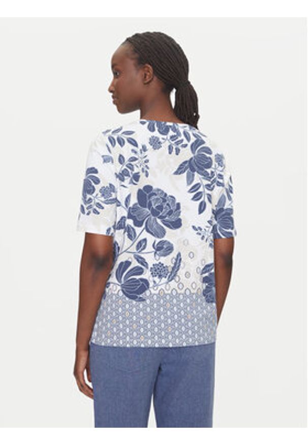 Olsen T-Shirt 11105108 Niebieski Regular Fit. Kolor: niebieski. Materiał: bawełna