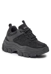 Guess Sneakersy FL82BI ESU12 Czarny. Kolor: czarny. Materiał: skóra #4