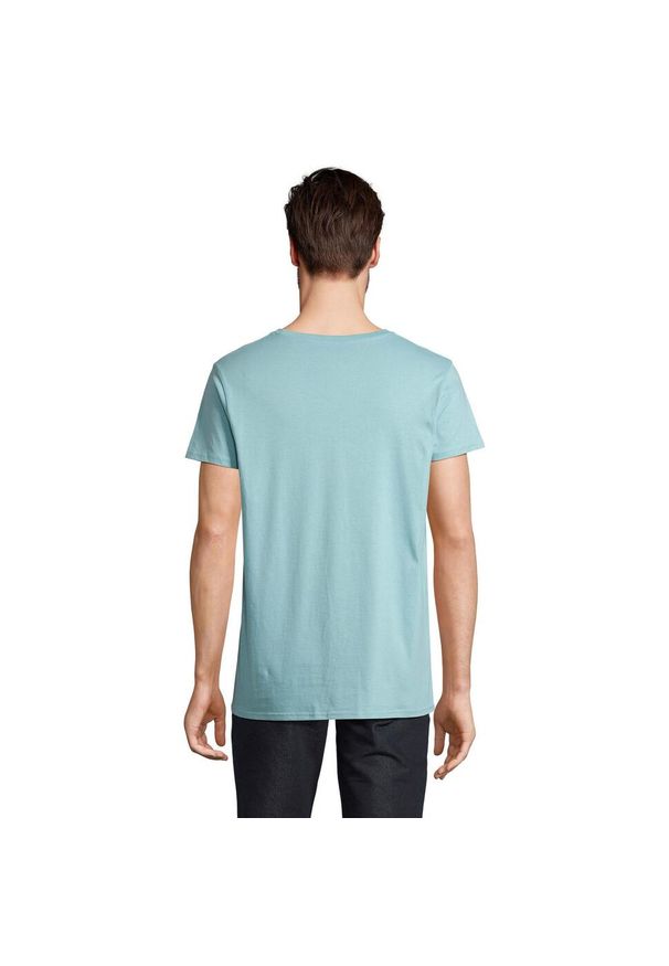 SOL'S - Koszulka Męska Crusader. Kolor: niebieski. Sport: turystyka piesza