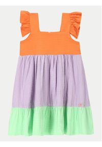COCCODRILLO - Coccodrillo Sukienka letnia WC4128301OWK Kolorowy Regular Fit. Materiał: bawełna. Wzór: kolorowy. Sezon: lato