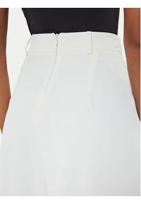 Rinascimento Spodnie materiałowe CFC0118336003 Biały Wide Leg. Kolor: biały. Materiał: syntetyk