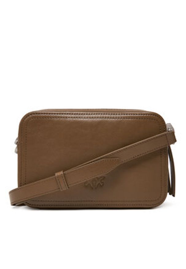 Pinko - PINKO Torebka Carrie Camera Bag Classic PE 25 PLTT 104336 A26J Zielony. Kolor: zielony. Materiał: skórzane