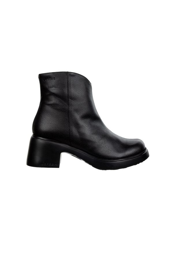 Botki Wonders E-7125 Wild I Negro 138043, Czarny, Skóra naturalna - 38. Zapięcie: zamek. Kolor: czarny. Materiał: skóra. Wzór: geometria. Styl: elegancki