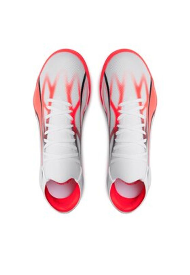 Puma Buty do piłki nożnej Ultra Match Tt 107521 01 Biały. Kolor: biały. Materiał: skóra