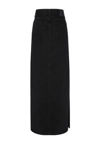 Tommy Jeans Spódnica jeansowa DW0DW22119 Czarny Regular Fit. Kolor: czarny. Materiał: bawełna #6