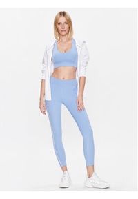 DKNY Sport Legginsy DP3P3218 Błękitny Active Fit. Kolor: niebieski. Materiał: syntetyk. Styl: sportowy #5