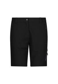 Damskie szorty bermudzkie CMP. Kolor: szary, wielokolorowy, czarny. Sport: turystyka piesza #1