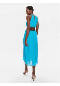 MICHAEL Michael Kors Sukienka koktajlowa MS481E77R3 Niebieski Regular Fit. Kolor: niebieski. Materiał: syntetyk. Styl: wizytowy #5