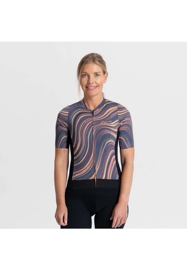 ROGELLI - Koszulka rowerowa damska Rogelli Lynn. Kolor: różowy. Sport: kolarstwo
