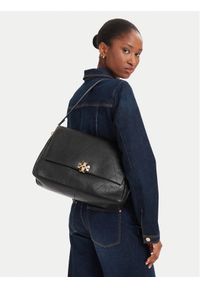 Tory Burch Torebka Charlie Quilted Large Shoulder Bag 185805 Czarny. Kolor: czarny. Materiał: skórzane #1