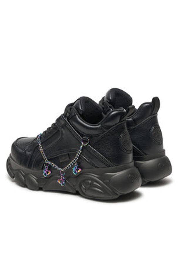 Buffalo Sneakersy Cld Corin Chain Butterfly 1636209 Czarny. Kolor: czarny. Materiał: skóra