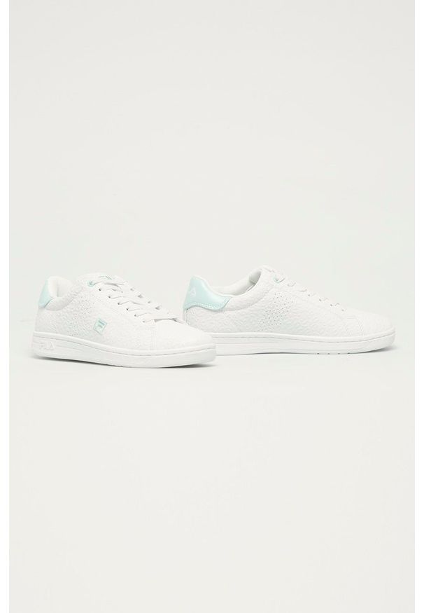 Fila - Buty Crosscourt. Nosek buta: okrągły. Zapięcie: sznurówki. Kolor: biały. Materiał: guma