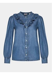Levi's® Koszula jeansowa Carinna A8431-0000 Niebieski Regular Fit. Kolor: niebieski. Materiał: lyocell