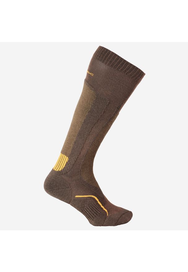SOLOGNAC - Skarpety Stat 500 długie Warm. Materiał: wełna, włókno. Sport: turystyka piesza, outdoor