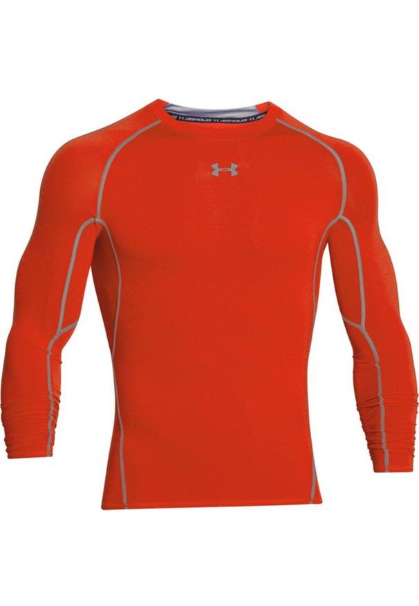 Under Armour - LS Koszulka kompresyjna - pomarańczowa - dorośli - 3XL. Kolor: pomarańczowy