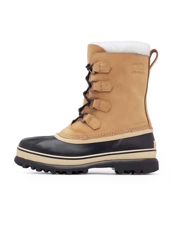 sorel - Buty Sorel Caribou™ Wp Dorosłych. Okazja: na co dzień. Kolor: wielokolorowy, beżowy, brązowy. Materiał: skóra, nubuk. Sezon: zima. Sport: turystyka piesza