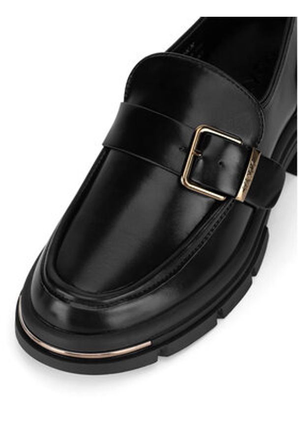 MEXX Mokasyny MI001201343W Czarny. Kolor: czarny. Materiał: materiał