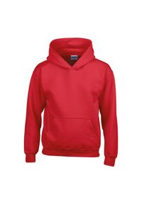 GILDAN - Bluza dziecięca z kapturem Gildan Heavy Blend ®. Typ kołnierza: kaptur. Kolor: czerwony #1