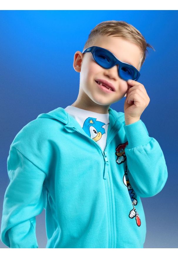 Sinsay - Okulary przeciwsłoneczne z etui Sonic the Hedgehog - wielobarwny