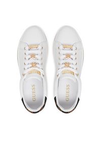 Guess Sneakersy FLPSTA ELE12 Biały. Kolor: biały. Materiał: skóra