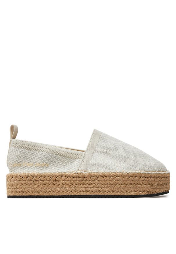 Calvin Klein Jeans Espadryle Platform Espadrille Uc YW0YW01377 Écru. Obcas: na platformie