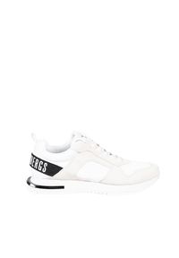 Bikkembergs Sneakersy "Harmonie" | B4BKW0040 | Harmonie | Kobieta | Biały, Beżowy. Kolor: biały, wielokolorowy, beżowy. Materiał: materiał, skóra. Wzór: aplikacja #4