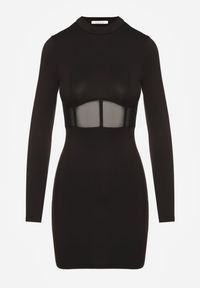 Renee - Czarna Sukienka Vices Bodycon z Transparentną Wstawką Typu Gorset Necotte. Okazja: na randkę, na imprezę. Typ kołnierza: dekolt gorset. Kolor: czarny. Wzór: aplikacja. Typ sukienki: bodycon, gorsetowe #7