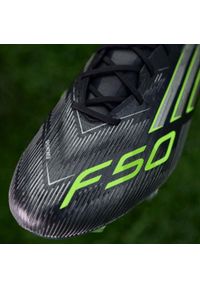 Adidas - Buty piłkarskie ADIDAS F50 League Laceless FG/MG. Materiał: syntetyk. Szerokość cholewki: normalna. Wzór: nadruk. Sport: piłka nożna