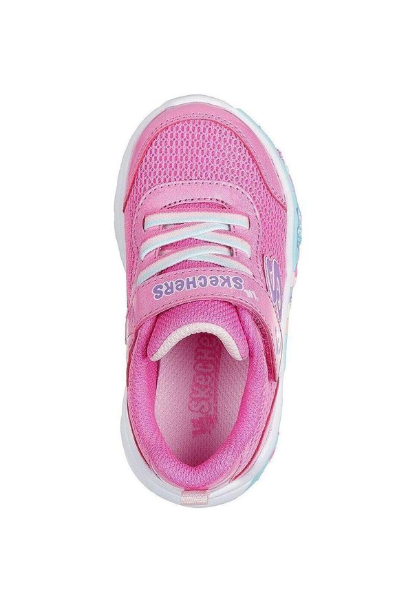 skechers - Adidasy Skechers Play Scene - Fun Squ, Dzieci. Okazja: na uczelnię. Kolor: różowy. Materiał: materiał. Model: Skechers Sport. Sport: joga i pilates