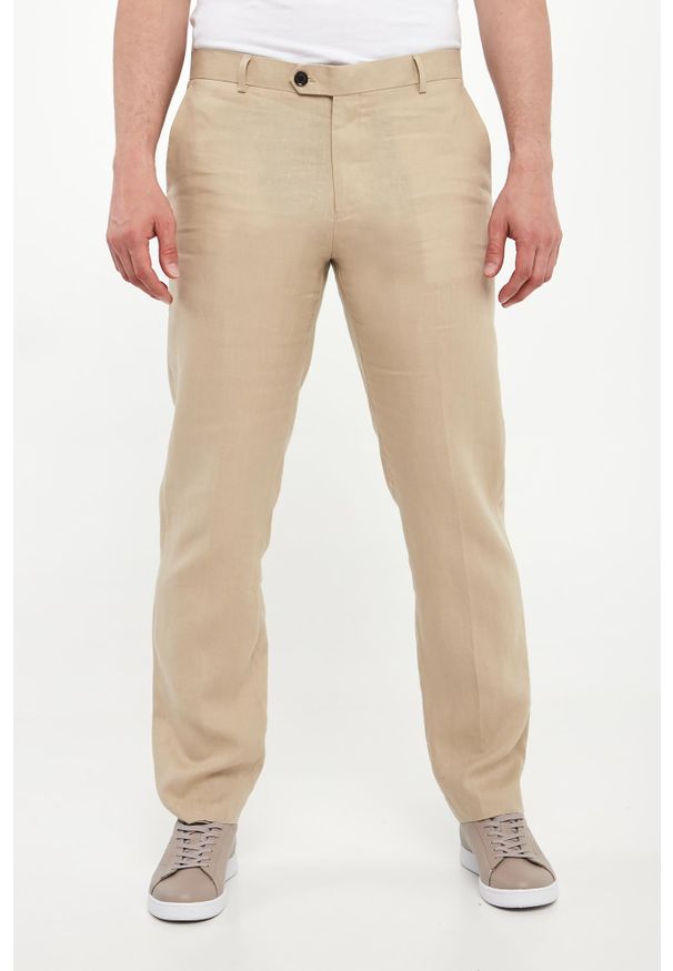 Liu Jo - Spodnie męskie lniane LIU JO. Materiał: len