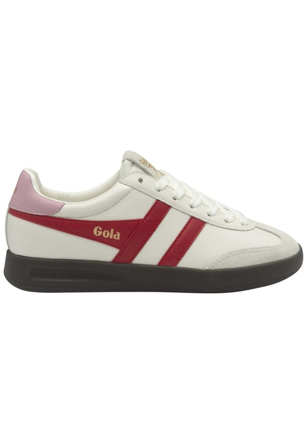 Sznurowane trampki damskie Gola Cyclone Leather. Kolor: czerwony, wielokolorowy, biały