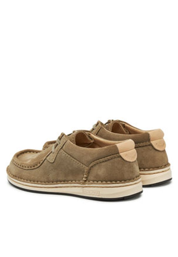 Birkenstock Półbuty Pasadena 1029677 Beżowy. Kolor: beżowy. Materiał: zamsz, skóra