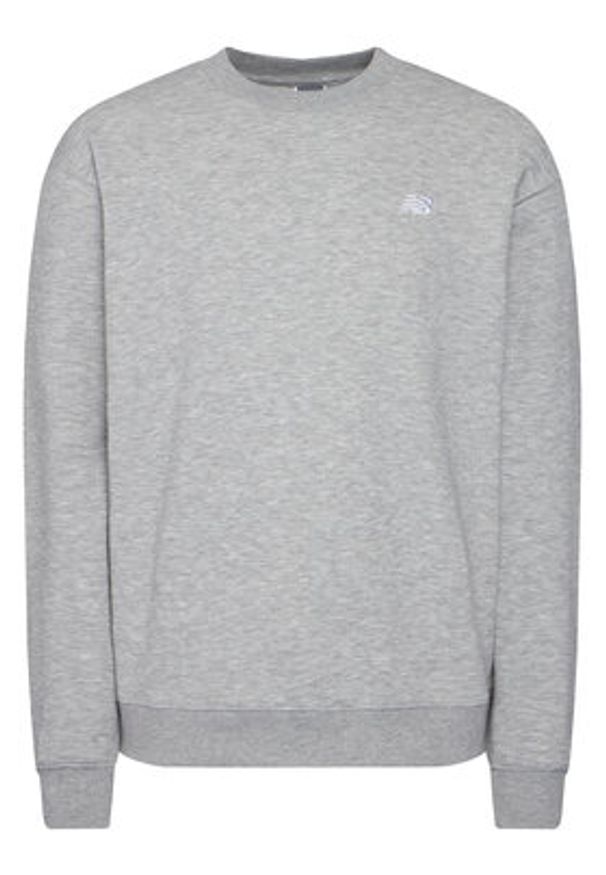 New Balance Bluza Small Logo MT41507 Szary Relaxed Fit. Kolor: szary. Materiał: syntetyk