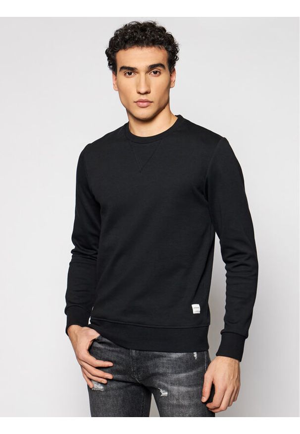 Jack & Jones Bluza Basic 12181903 Czarny Regular Fit. Kolor: czarny. Materiał: bawełna