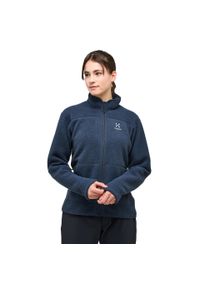 Damski polar Haglöfs Mossa Pile. Kolor: niebieski. Materiał: polar. Sport: turystyka piesza #1