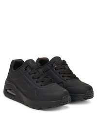 skechers - Skechers Sneakersy 403674L/BBK Czarny. Kolor: czarny. Materiał: skóra #6