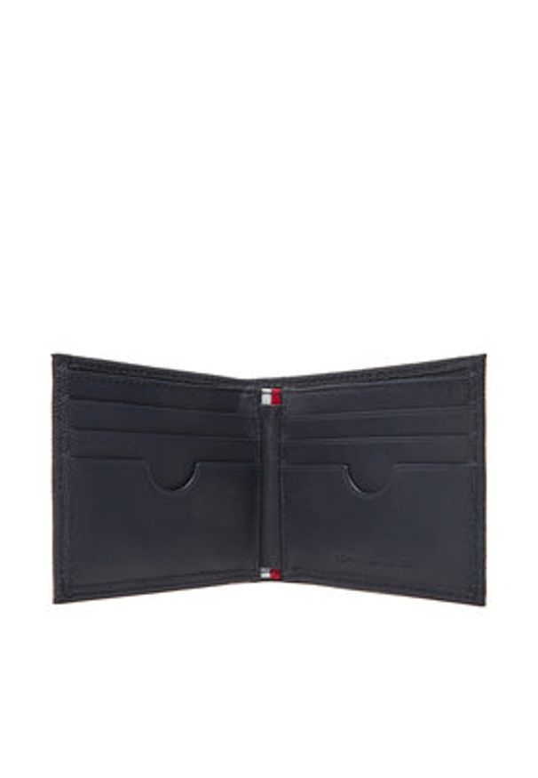 TOMMY HILFIGER - Tommy Hilfiger Duży Portfel Męski Th Flag Mini Cc Wallet AM0AM13518 Granatowy. Kolor: niebieski. Materiał: skóra