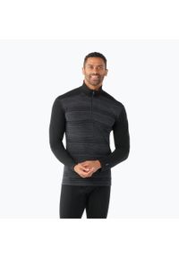 Bluza męska Smartwool Classic Thermal Merino Base Layer 1/4 Zip Boxed. Kolor: czarny