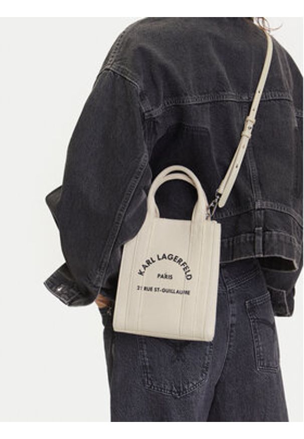 Karl Lagerfeld - KARL LAGERFELD Torebka A1W50039 Beżowy. Kolor: beżowy