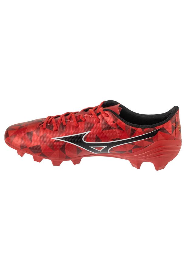 Mizuno - Buty piłkarskie korki męskie, Alpha II Select FG. Kolor: czerwony. Sport: piłka nożna