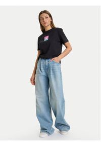 Calvin Klein Jeans T-Shirt Classic Monogram LV047D874G Czarny Regular Fit. Kolor: czarny. Materiał: bawełna #4