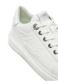 Karl Lagerfeld - KARL LAGERFELD Sneakersy Kapri KL62548F Biały. Kolor: biały. Materiał: skóra