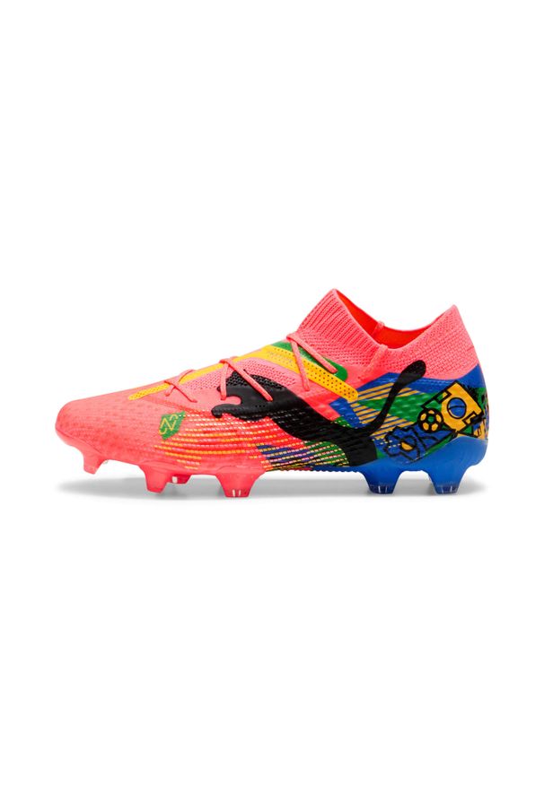 Buty piłkarskie Puma Future 7 Ultimate NJR FG/AG. Kolor: różowy. Sport: piłka nożna