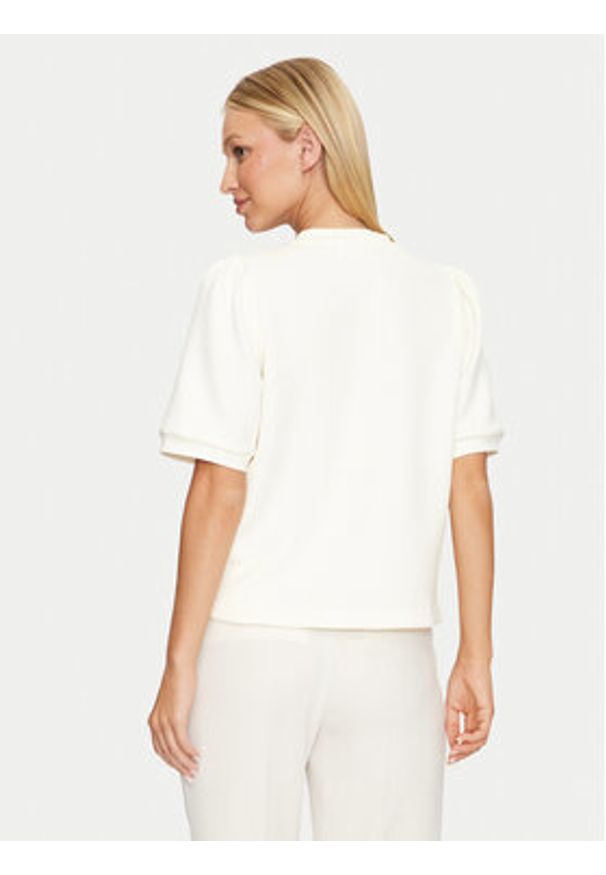 Vila Bluza Reflect 14097562 Écru Loose Fit. Materiał: syntetyk