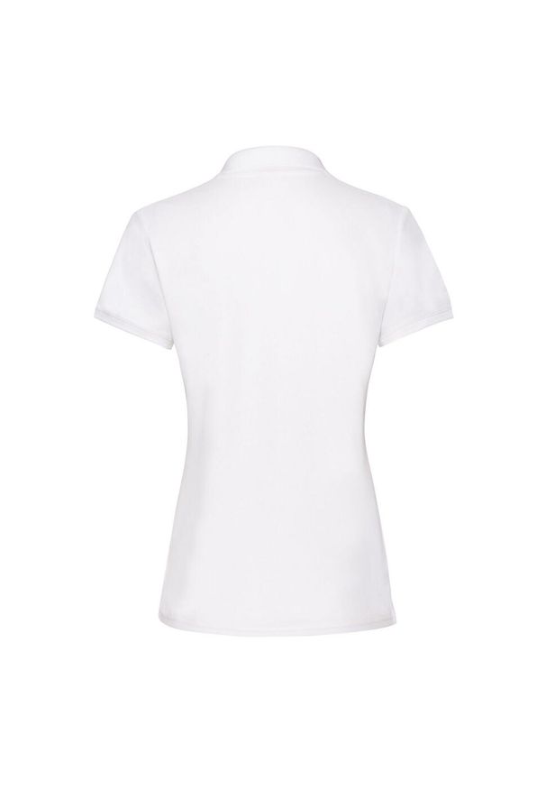 FRUIT OF THE LOOM - Damska Koszulka Polo Premium 170. Typ kołnierza: polo. Kolor: biały