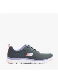 skechers - Buty damskie SKECHERS Flex Appeal 4.0 Brilliant View. Kolor: szary. Model: Skechers Sport. Sport: turystyka piesza