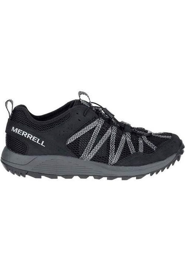 Buty do chodzenia męskie Merrell Wildwood Aerosport. Kolor: brązowy, czarny, szary, wielokolorowy. Materiał: syntetyk, tkanina, materiał. Szerokość cholewki: normalna. Sport: turystyka piesza