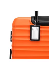 Wittchen - Duża walizka z zawieszką pomarańczowa. Kolor: pomarańczowy. Styl: wakacyjny #6